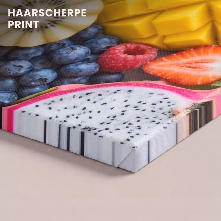 Canvas schilderij - Fruit - Versneden - Kleurrijk - Eten - Gezond — 5