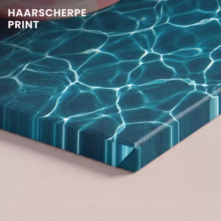 Canvas schilderij - Drijvend - Zwemband - Water — 5
