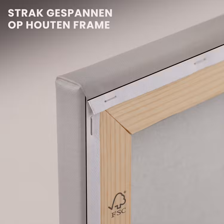 Canvas schilderij - Gestapelde - Stenen - Grijs — 7