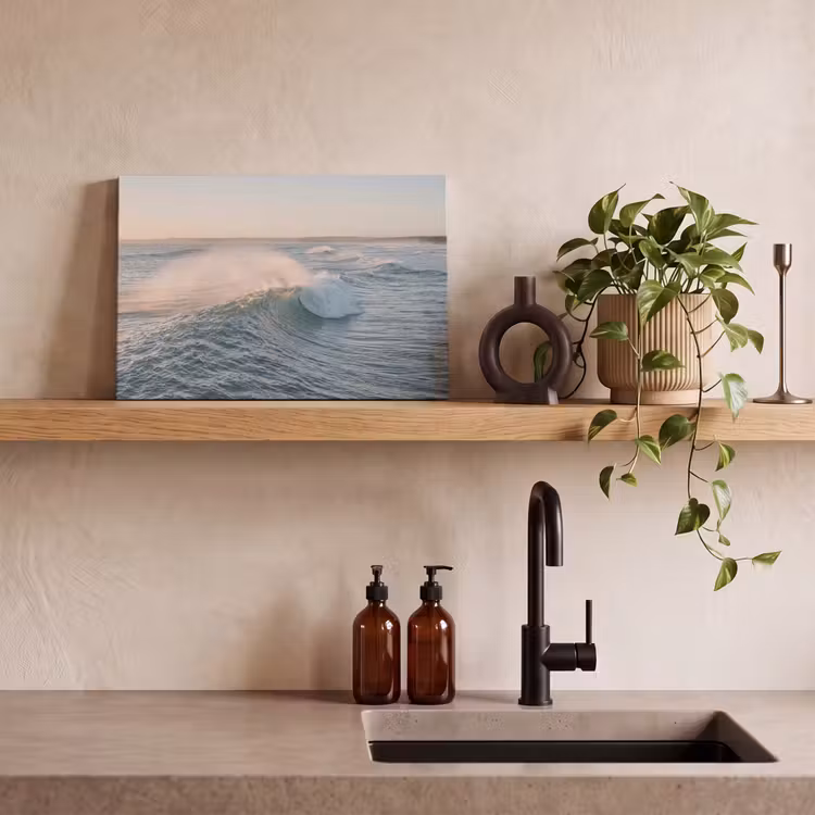 Canvas schilderij - Golf - Zee - Water — 4