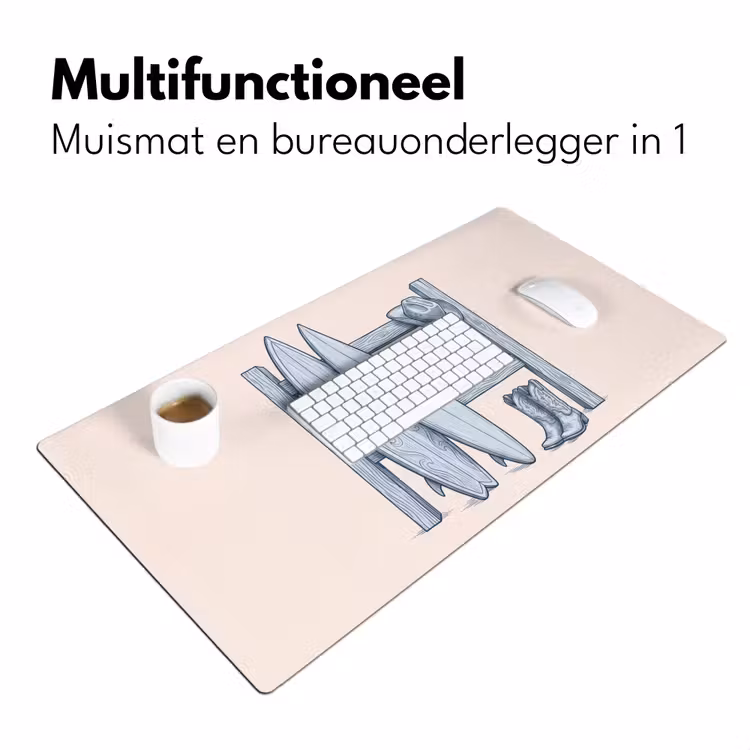 Bureau onderlegger - Recreatie - Kleding - Avontuur - Illustratie - Zomer — 7