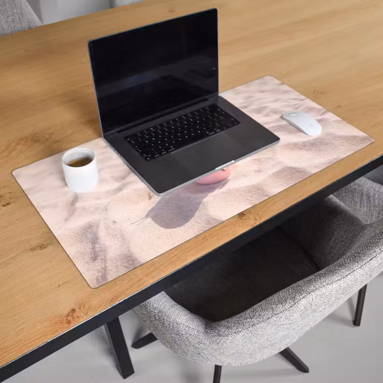 Bureau onderlegger - Strand - Schelpen - Zomer - Roze - Decoratie — 3