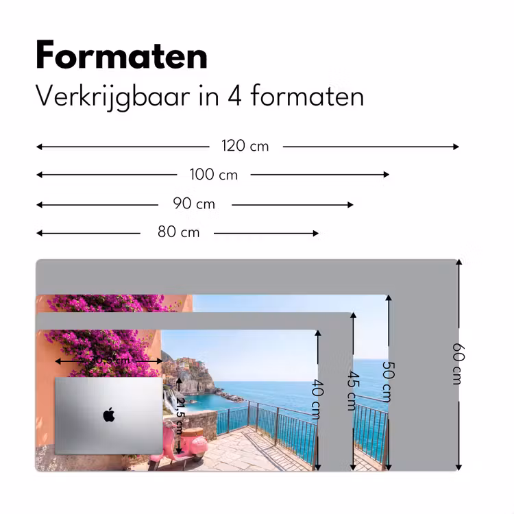 Bureau onderlegger - Voertuig - Roze - Kust - Zomer - Reizen — 8