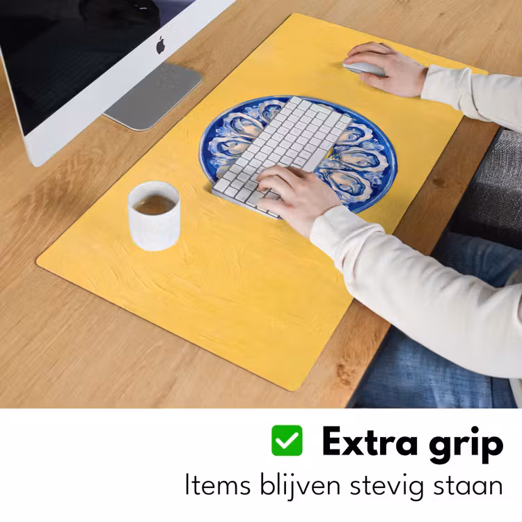 Bureau onderlegger - Oesters - Citroen - IJs - Modern - Geel — 6