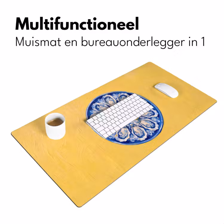 Bureau onderlegger - Oesters - Citroen - IJs - Modern - Geel — 7