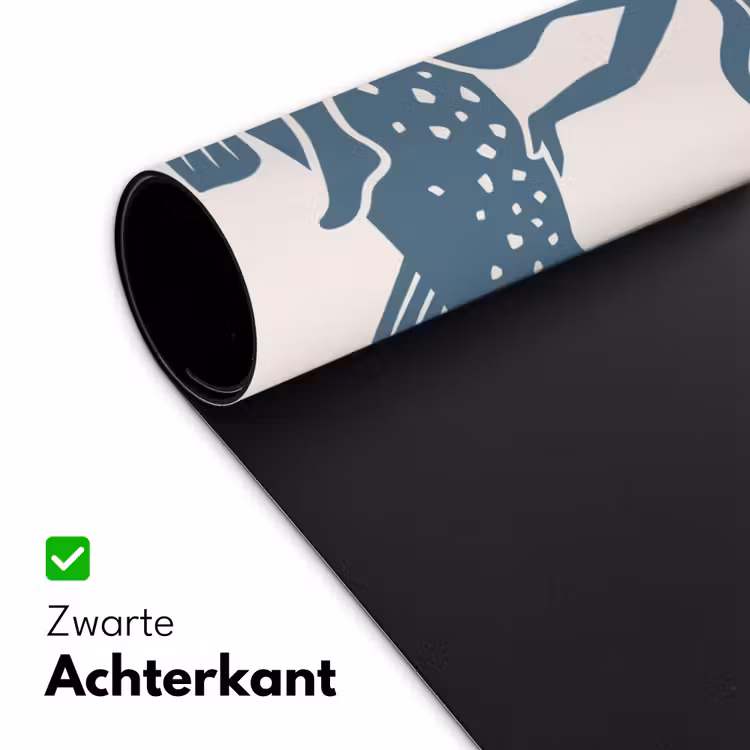Bureau onderlegger - Vrouw - Vis - Fantasie - Abstract - Blauw — 5