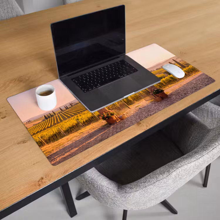 Bureau onderlegger - Poort - Landschap - Platteland - Zonlicht - Warm — 3