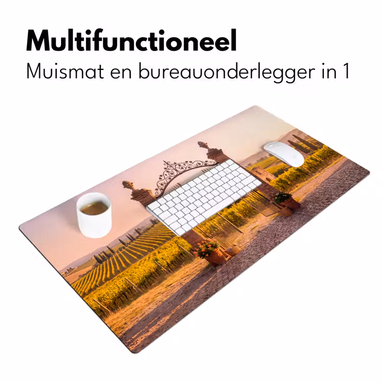 Bureau onderlegger - Poort - Landschap - Platteland - Zonlicht - Warm — 7