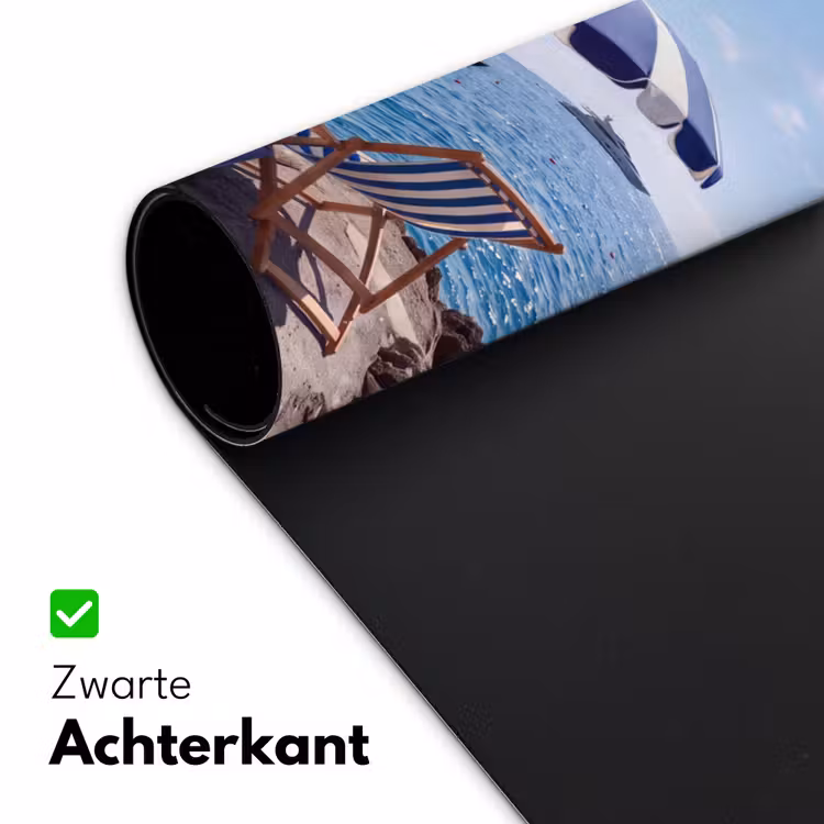 Bureau onderlegger - Strand - Ligstoel - Parasol - Zomer - Blauw — 5