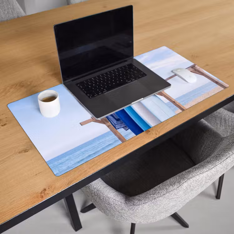 Bureau onderlegger - Surfplank - Strand - Zomer - Blauw - Water — 3