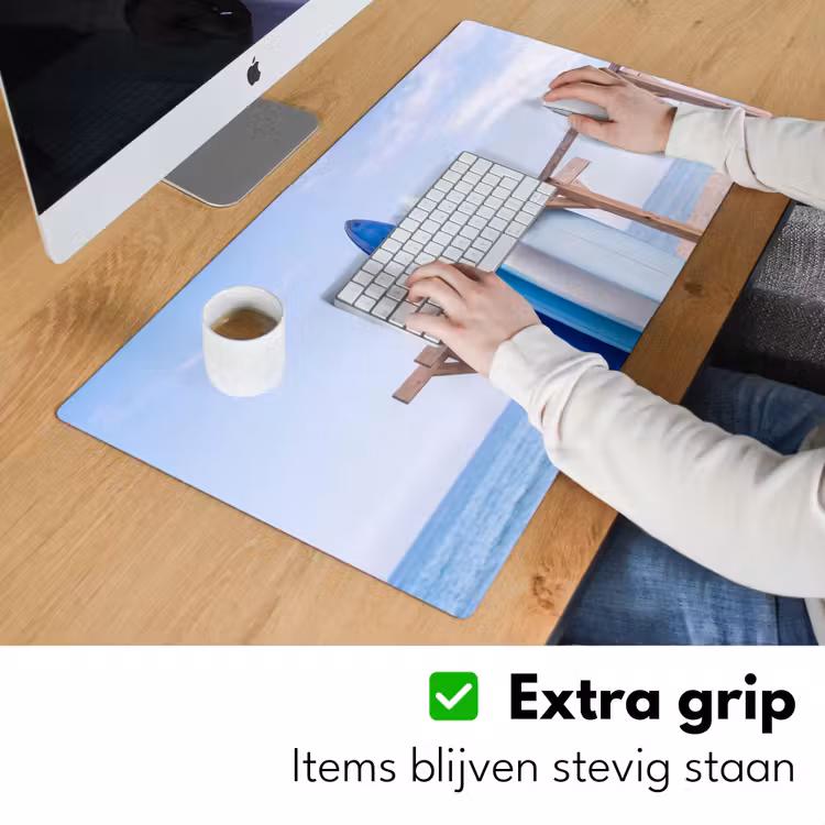 Bureau onderlegger - Surfplank - Strand - Zomer - Blauw - Water — 6
