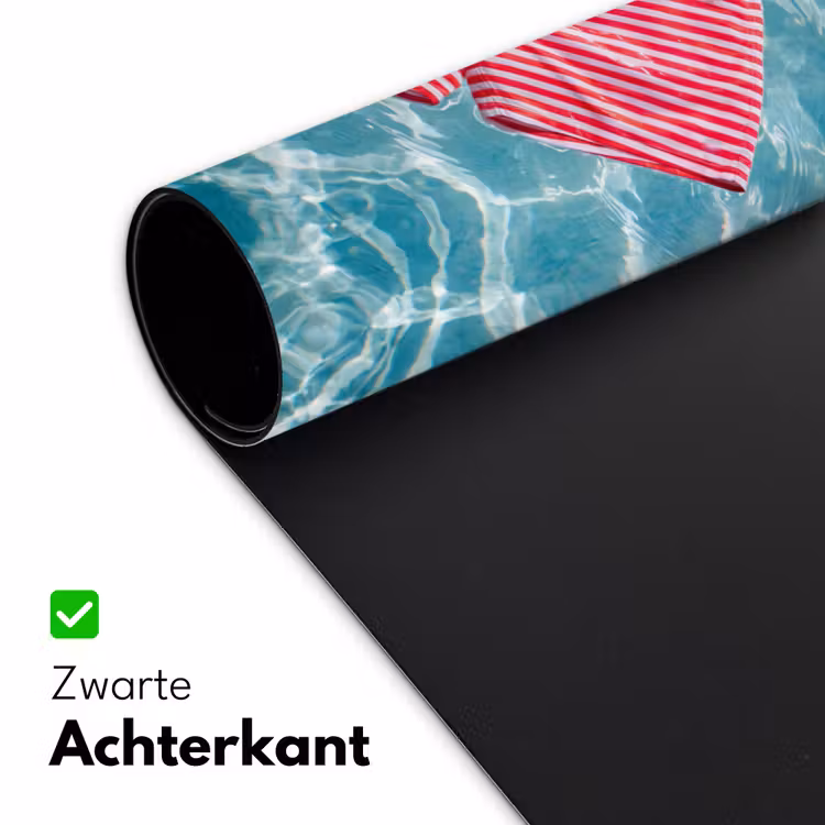 Bureau onderlegger - Zwemkleding - Gestreept - Water - Zomer - Rood-wit — 5