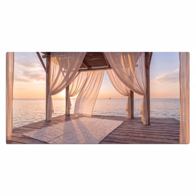 Bureau onderlegger - Overkapping - Zee - Zonsondergang - Vakantie - Rust — 2
