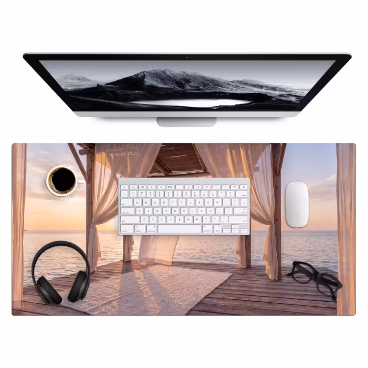 Bureau onderlegger - Overkapping - Zee - Zonsondergang - Vakantie - Rust — 4