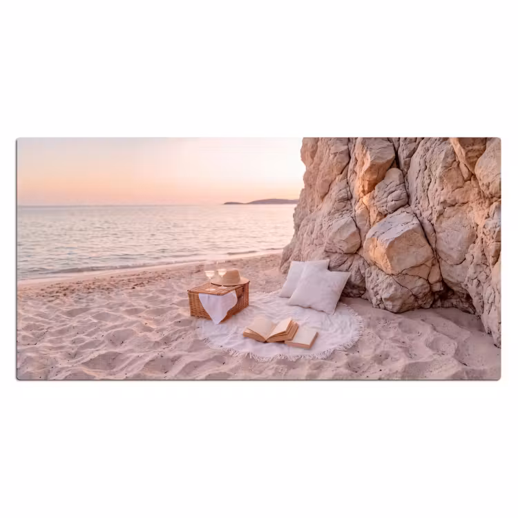 Bureau onderlegger - Strand - Picknick - Zonsondergang - Zomer - Natuur — 2