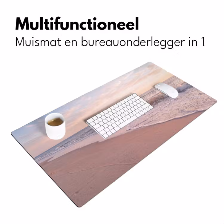 Bureau onderlegger - Strand - Zee - Golven - Natuur - Zonsondergang — 7