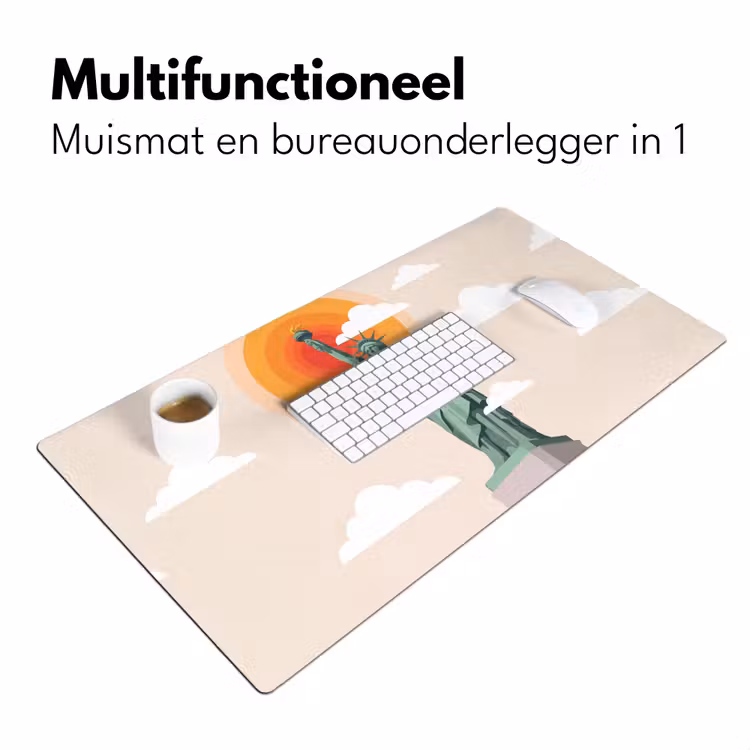 Bureau onderlegger - Vrijheidsbeeld - New York - Zon - Modern — 7
