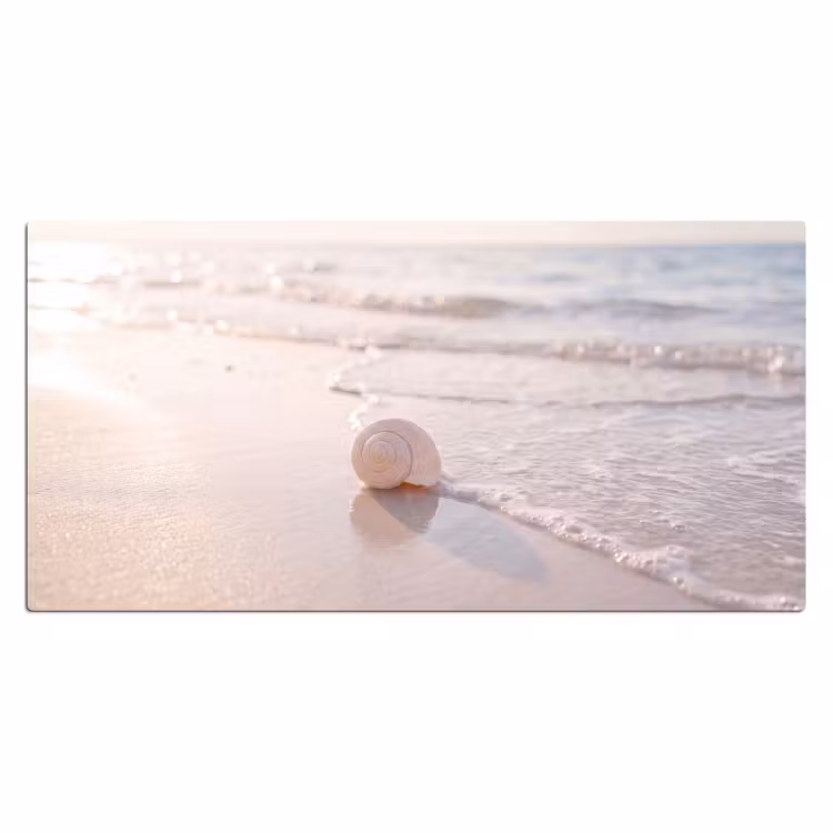 Bureau onderlegger - Zeeschelp - Strand - Zee - Natuur - Beige — 2