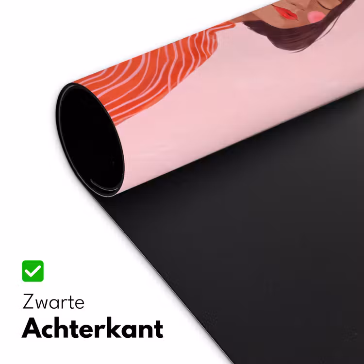 Bureau onderlegger - Vrouw - Portret - Modern - Kunst - Roze — 5