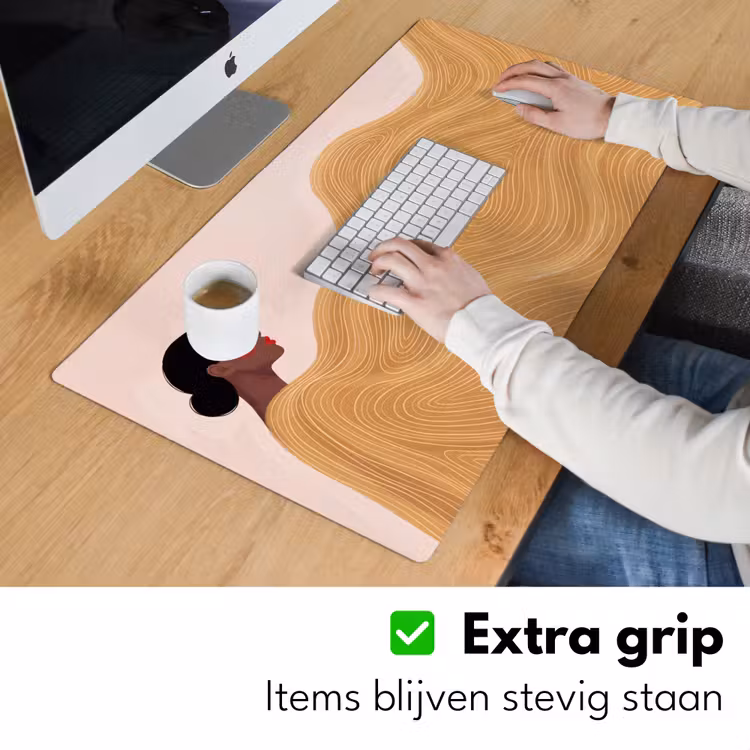 Bureau onderlegger - Vrouw - Profiel - Modern - Abstract - Kunst — 6