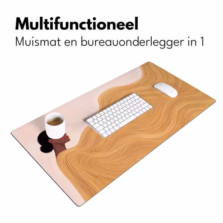 Bureau onderlegger - Vrouw - Profiel - Modern - Abstract - Kunst — 7