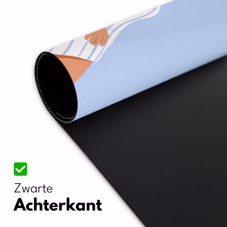 Bureau onderlegger - Vrouw - Profiel - Rust - Modern - Illustratie — 5