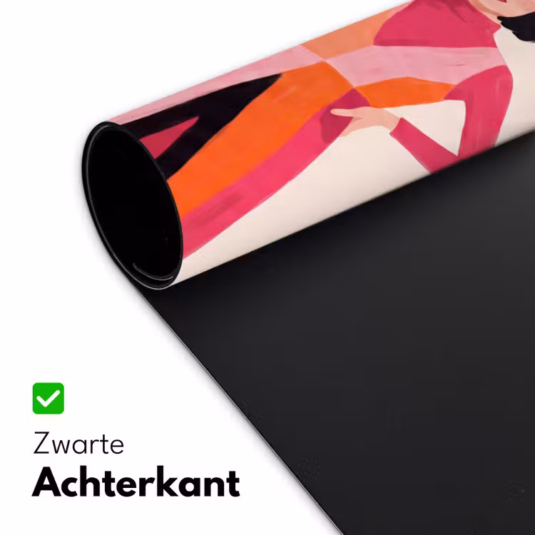 Bureau onderlegger - Vrouw - Twee - Mode - Abstract - Kleurrijk — 5