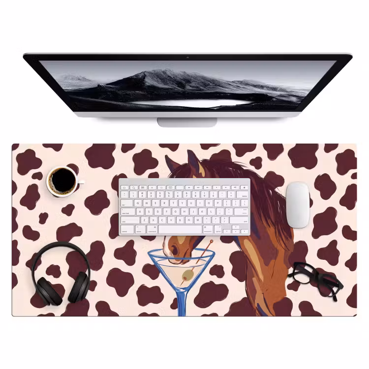 Bureau onderlegger - Paard - Martini - Dieren - Abstract - Bruin — 4