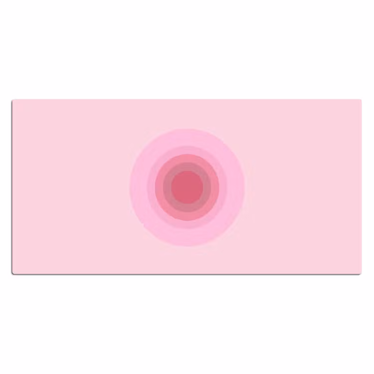 Bureau onderlegger - Patroon - Cirkels - Abstract - Roze - Modern — 2