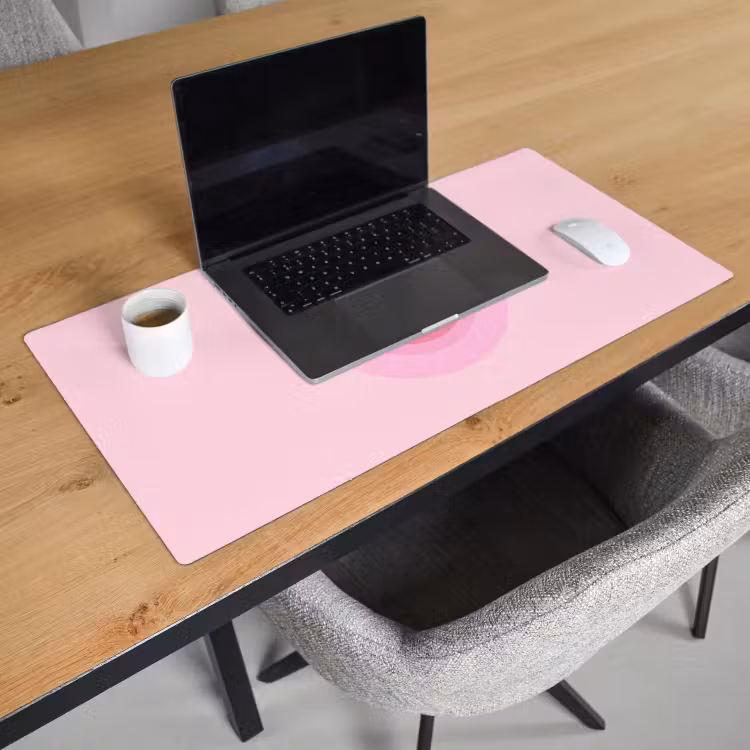 Bureau onderlegger - Patroon - Cirkels - Abstract - Roze - Modern — 3