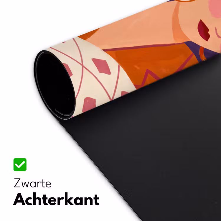 Bureau onderlegger - Vrouw - Bril - Cocktail - Illustratie - Modern — 5