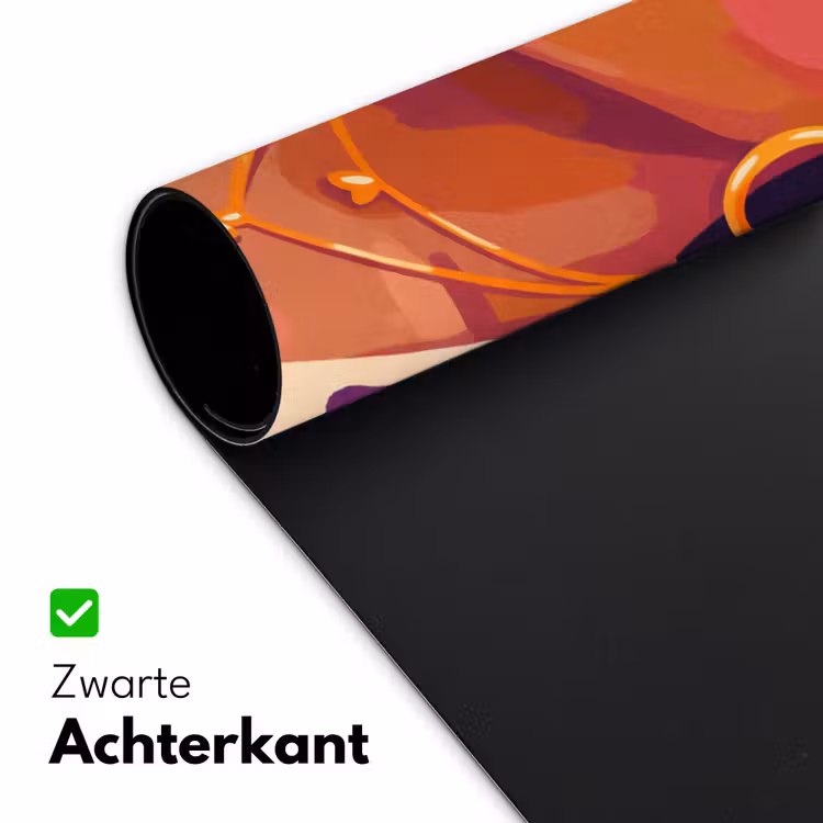 Bureau onderlegger - Vrouw - Champagne - Feest - Modern - Oranje — 5