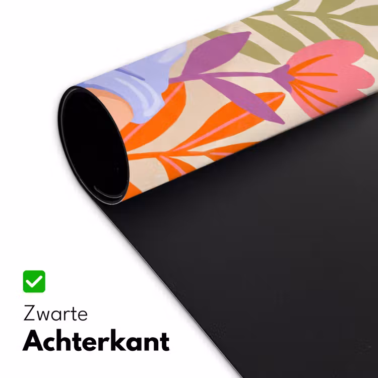 Bureau onderlegger - Vrouw - Lezen - Thuis - Modern - Bloemen — 5