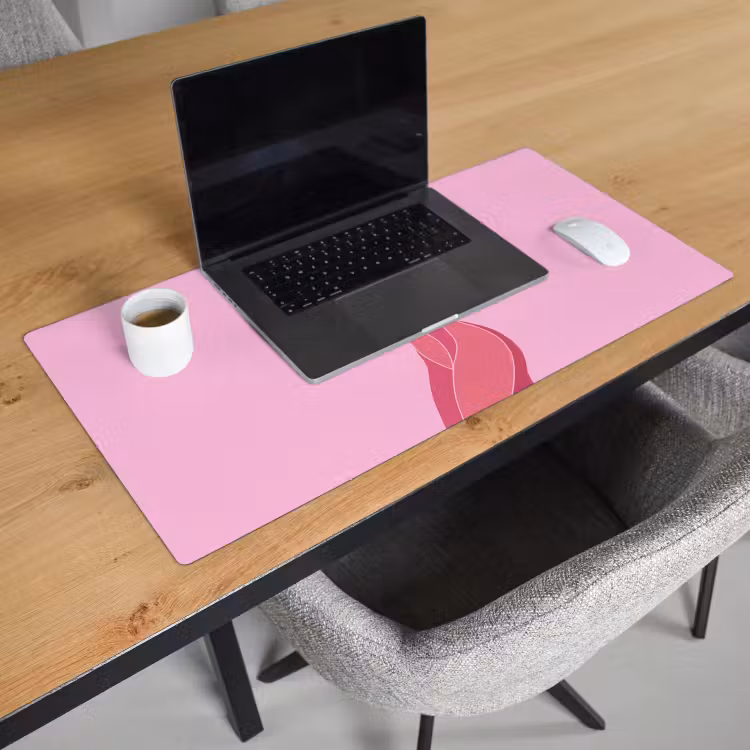 Bureau onderlegger - Vrouw - Lichaam - Abstract - Roze — 3
