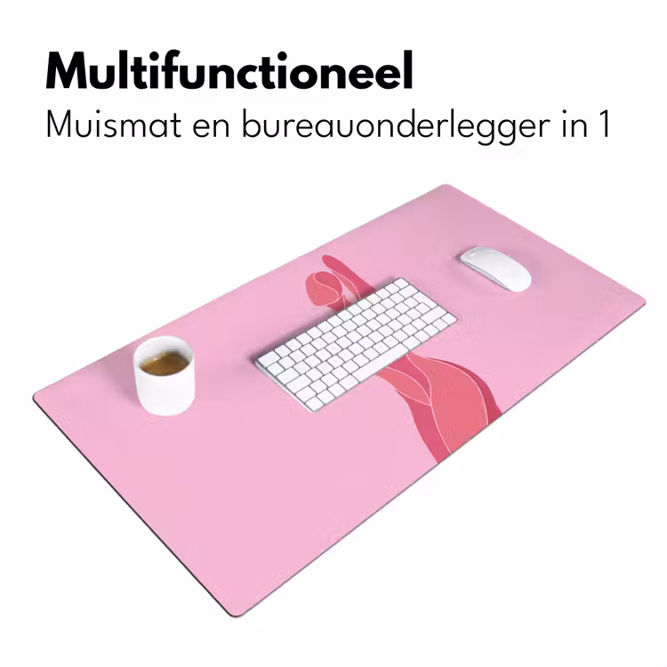 Bureau onderlegger - Vrouw - Lichaam - Abstract - Roze — 7