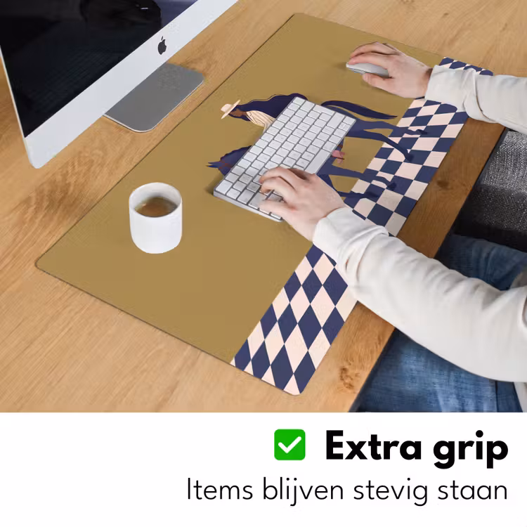 Bureau onderlegger - Vrouw - Paard - Rijden - Modern - Abstract — 6