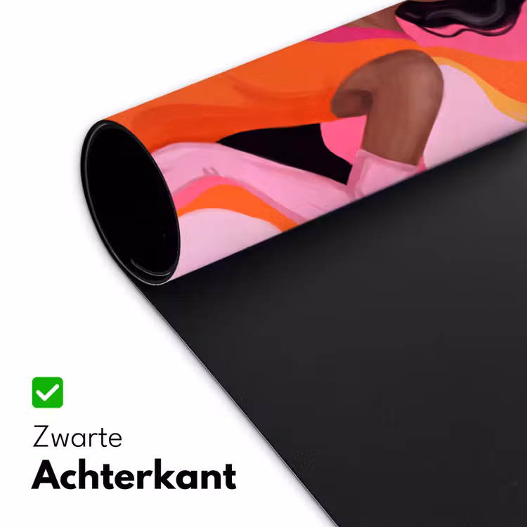 Bureau onderlegger - Vrouw - Portret - Kleurrijk - Modern - Kunst — 5