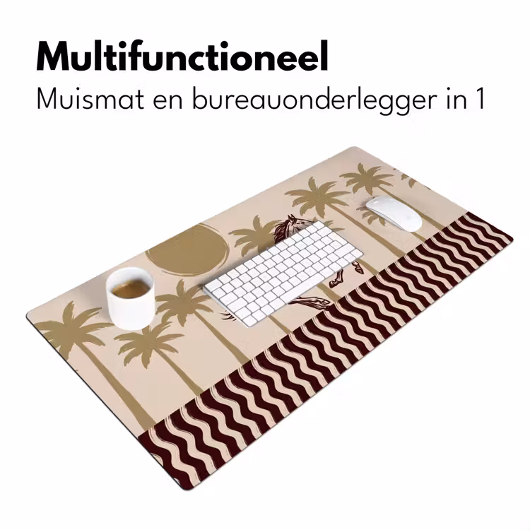 Bureau onderlegger - Paard - Galopperend - Woestijn - Illustratie — 7