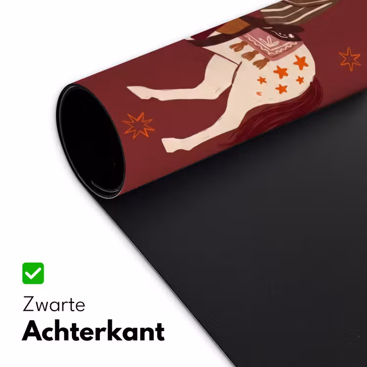 Bureau onderlegger - Paard - Ruiter - Sterren - Nacht - Illustratie — 5