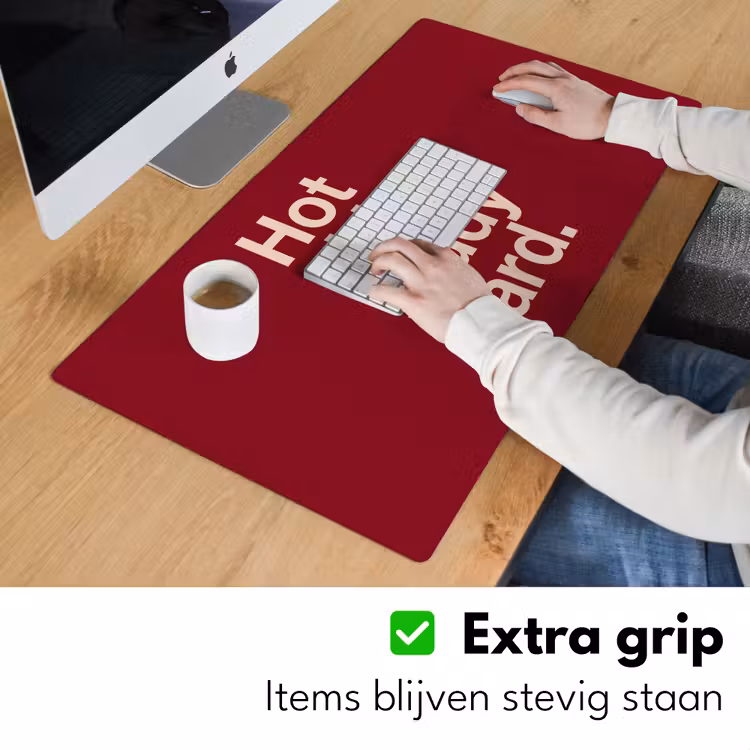 Bureau onderlegger - Tekst - Studie - Motivatie - Modern - Rood — 6