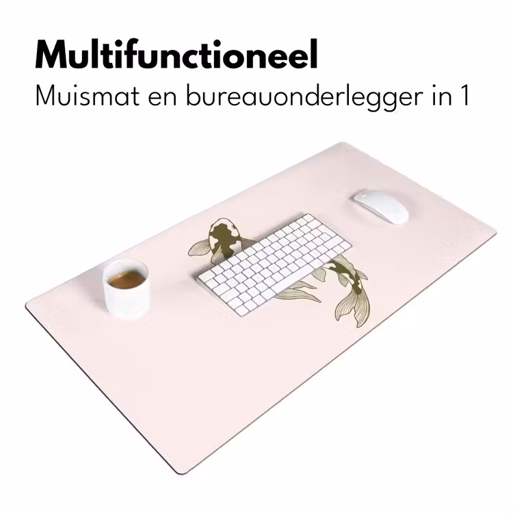 Bureau onderlegger - Vis - Zwemmend - Groen - Abstract - Dieren — 7