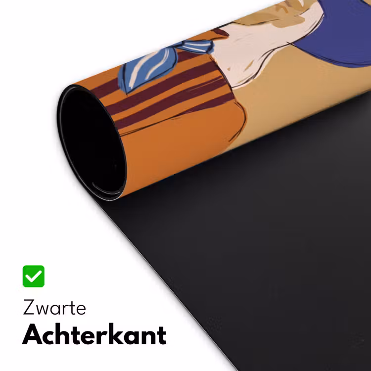 Bureau onderlegger - Vrouw - Portret - Abstract - Kleurrijk - Modern — 5