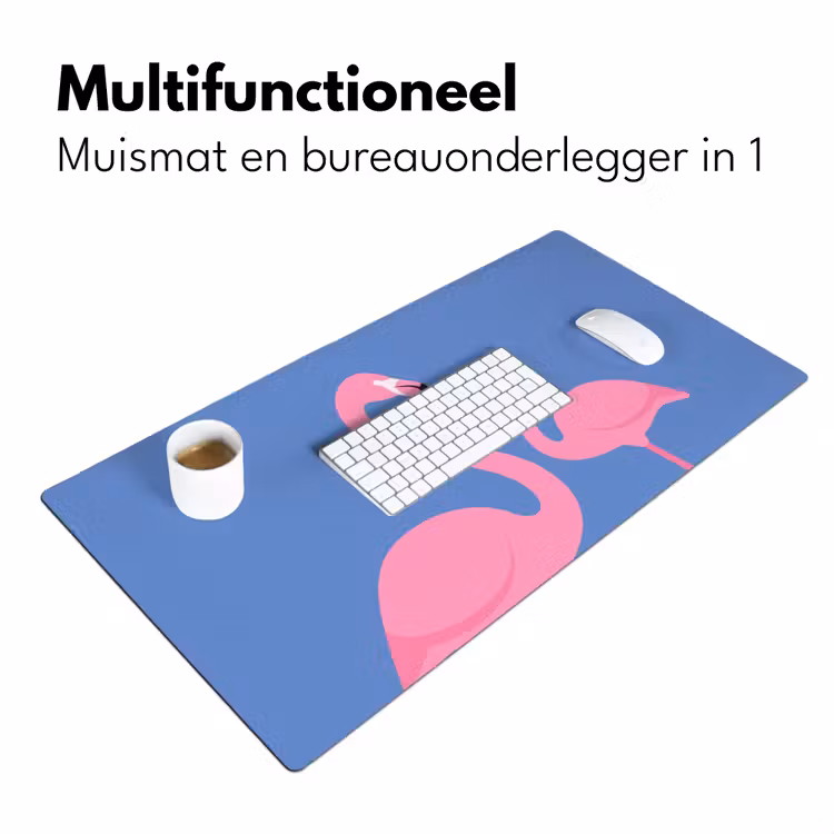 Bureau onderlegger - Vogel - Paar - Dieren - Modern - Roze — 7