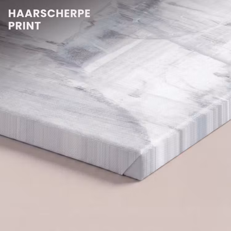Canvas schilderij - Kunst - Verf - Wit - Zwart - Grijs — 5
