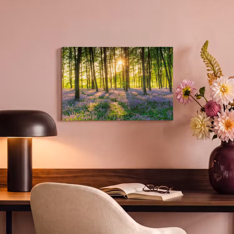 Canvas schilderij - Lente - Bos - Zon — 6