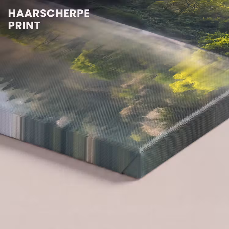 Canvas schilderij - Natuur - Bomen - Bergen - Meer - Water — 5