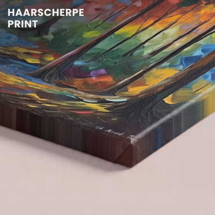 Canvas schilderij - Landschap - Bos - Kleuren - Natuur — 5