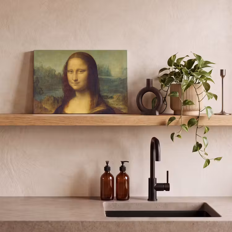 Canvas schilderij - Mona Lisa - Leonardo da Vinci — 4