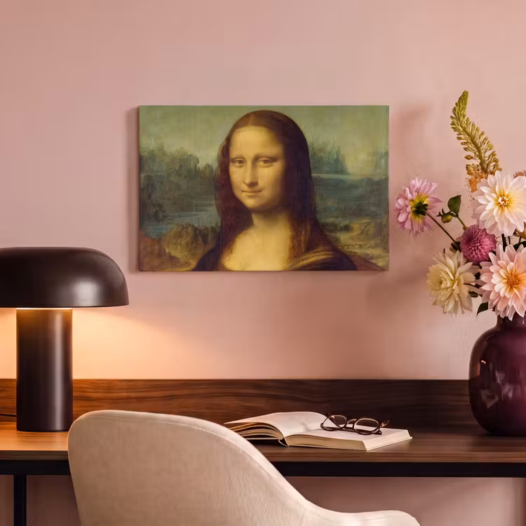 Canvas schilderij - Mona Lisa - Leonardo da Vinci — 6