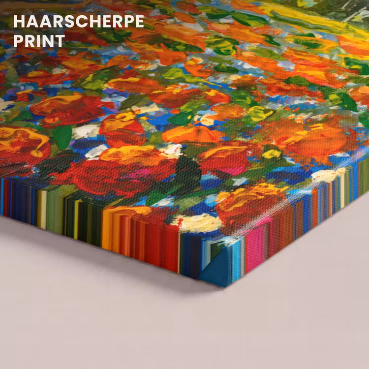 Canvas schilderij - Schilderij - Olieverf - Bloemen - Natuur — 5